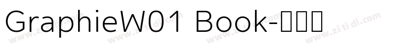 GraphieW01 Book字体转换
